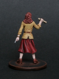 Mandy Thompson painted model from Mansions of Madness by FFG, Cthulhu mythos